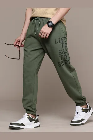 WROGN Men Printed Oversized Fit Joggers
