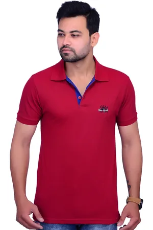 La Milano Men Polo Collar Slim Fit T-shirt