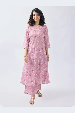 Kalini Women Floral Print Fit & Flare Midi Dress