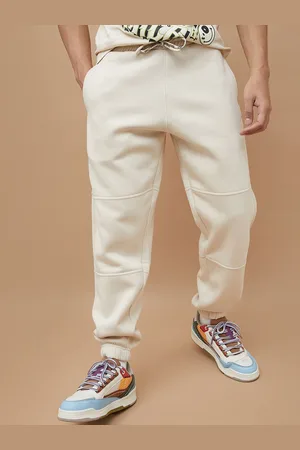 Smileyworld Men Cotton Mid-Rise Joggers