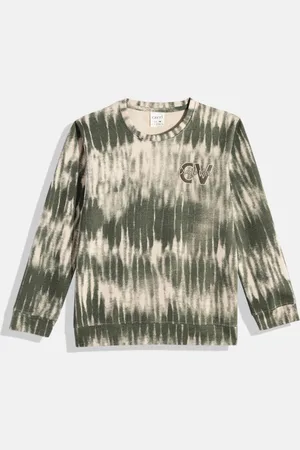 CAVIO Boys Tie and Dye Printed Sweatshirt