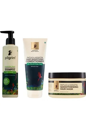 Pilgrim Patua & Keratin Smoothening Hair Care Combo