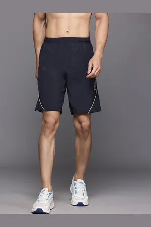 HRX Men Brand-Logo Print Rapid-Dry Training Shorts