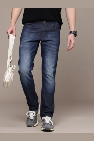 WROGN Men Straight Fit Light Fade Stretchable Jeans