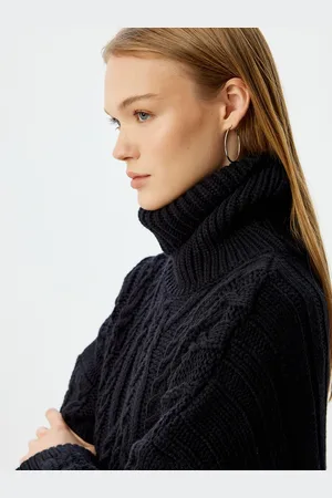 Koton Women Cable Knit Self Design Pullover