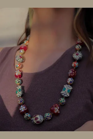 Binnis Wardrobe Gold-Plated Beaded Necklace