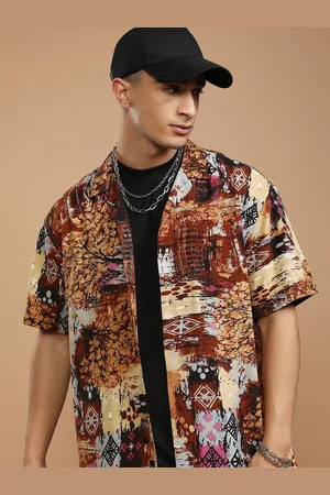 Ketch Men Abstract Printed Casual Shirt