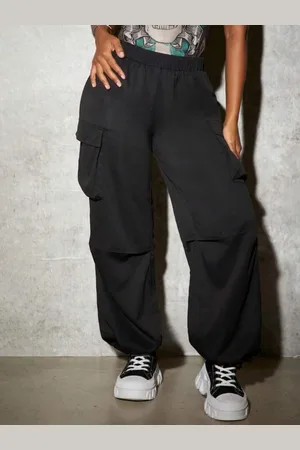 Broadstar Women High Rise Cargo Track Pants