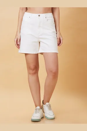 Being Human Women Mid-Rise Denim Shorts