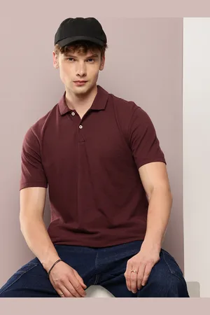 Kook N Keech Solid Polo Collar Pure Cotton T-shirt