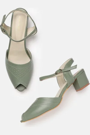 Marc Loire Block Peep Toes with Perforated Details