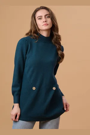 Gipsy Women Round Neck Pullover Sweaters
