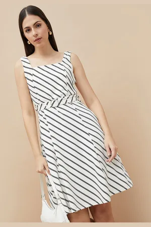 Lifestyle Women Striped Fit & Flare Dress