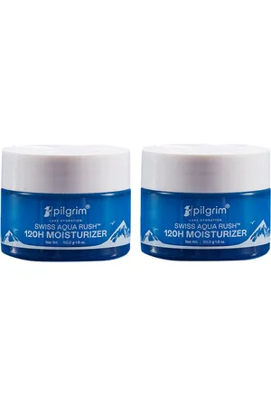 Pilgrim Set Of 2 Swiss Aqua Rush 120H Moisturizers - 50g Each