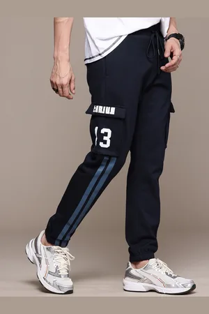 WROGN Men Printed Comfort Fit Joggers