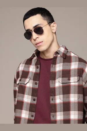 Roadster The Lifestyle Co. Checked Flannel Casual Shacket