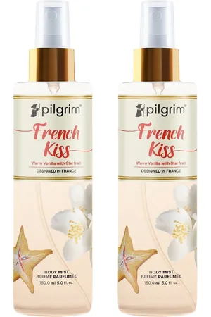 Pilgrim Set Of 2 Women French Kiss Long Lasting Body Mist - 150ml Each