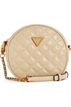 Guess Animal Textured Quilted Structured Sling Bag