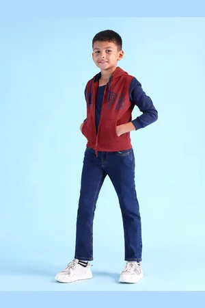 Ralph Lauren Boys Printed Hooded Front-Open Sweatshirt
