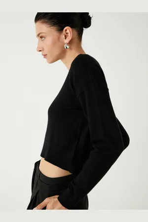 Koton Women Crop Pullover