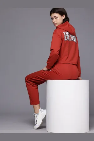 HRX Women Typography Printed Tracksuit