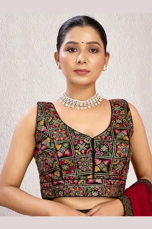 Kalini Women Embroidered Saree Blouse