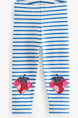 Next Girls Stripped Strawberry Leggings