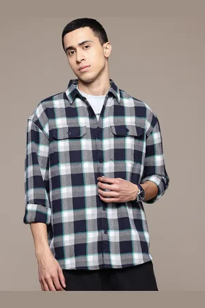 Roadster The Lifestyle Co. Checked Flannel Casual Shacket