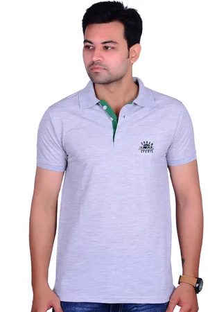 La Milano Men Polo Collar Cotton Slim Fit T-shirt