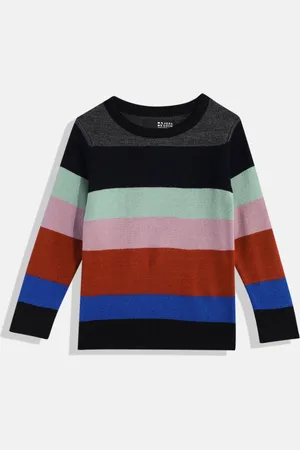 HERE&NOW Boys Colourblocked Pullover Sweater