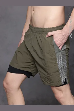 HRX Men Midpremiumrange Rapid-Dry Running Shorts
