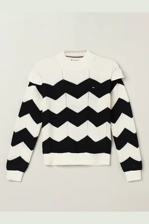 Tommy Hilfiger Girls Striped Pullover