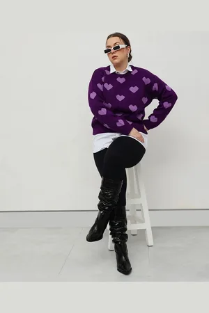 CURVY STREET Women Plus Size Printed Pullover