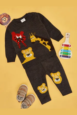 Pantaloons Boys Printed Pullover Sweaters