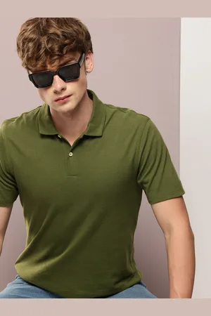 Kook N Keech Solid Polo Collar Pure Cotton T-shirt