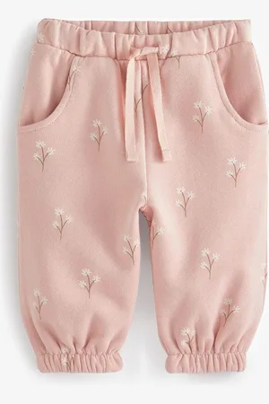 Next Girls Floral Printed Joggers Trousers