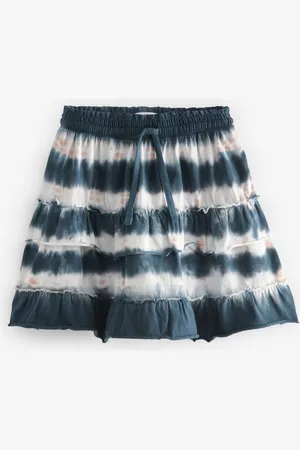 Next Girls Tiered Tie-Dye Pure Cotton Skirt