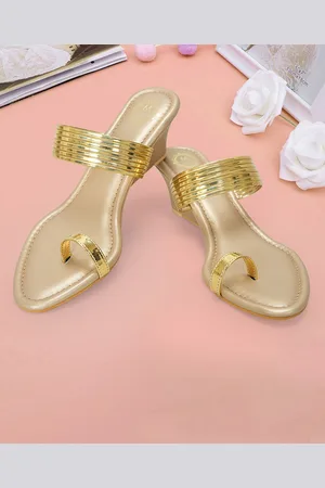 MEHNAM Women Embellished Block Sandals