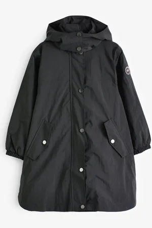 Next Girls Windcheater and Water Resistant Longline Parka Jacket