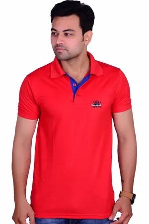 La Milano Men Polo Collar Cotton Slim Fit T-shirt