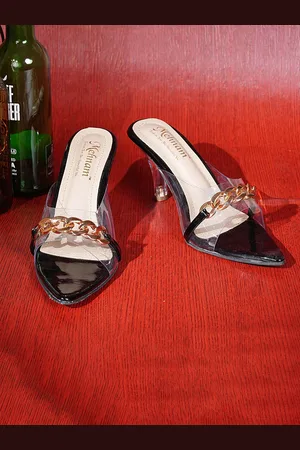 MEHNAM Women Embellished Kitten Sandals