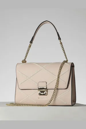 Van Heusen Geometric Printed PU Structured Sling Bag