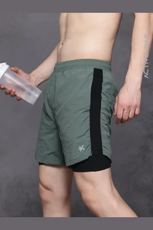 HRX Men Brand Logo Print Running Shorts