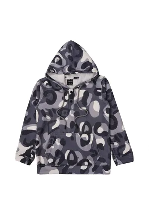CAVIO Boys Printed Hooded Sweatshirt