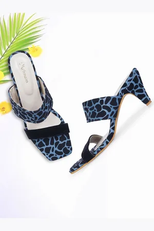 MEHNAM Women Printed Block Sandals