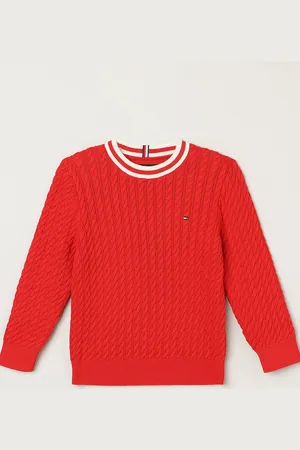 Tommy Hilfiger Boys Cable Knit Pullover