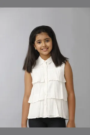 UNDER FOURTEEN ONLY Girls Shirt Style Top