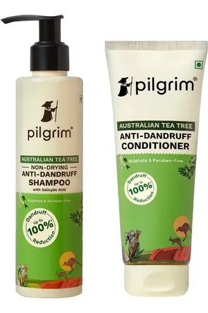 Pilgrim Set of Australian Tea Tree Anti-Dandruff Shampoo & Conditioner-400ml