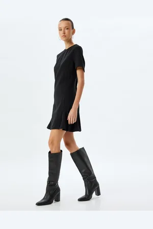 Koton Women Drop-Waist Mini Dress