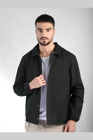Beyoung Men Checked Woollen Tailored Jacket with Embroidered